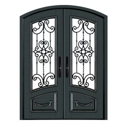 Neo-Classical Double Entry Doors - Front Doors