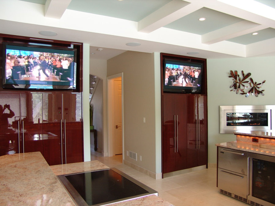Pool House Double Television Installation