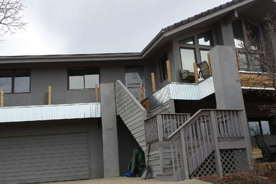 Inspiration for a modern deck remodel in Denver
