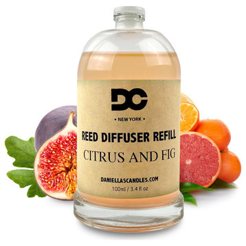 Citrus and Fig Reed Diffuser Refill Oil 3.4oz/100mL