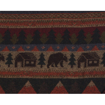 Cabin Bear Fabric, By The Yard