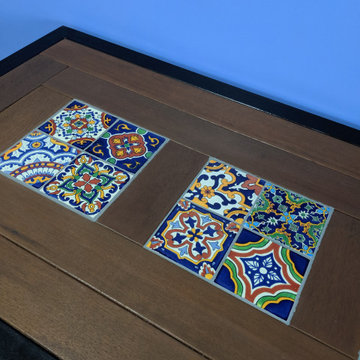 Tiled Talavera Style Timber Table