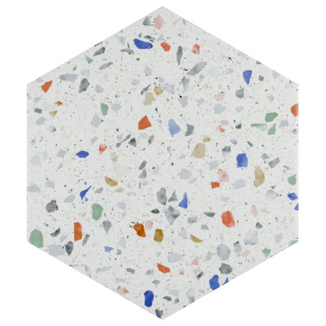 Venice Hex Colors Light Porcelain Floor and Wall Tile