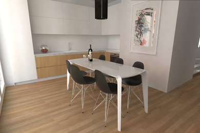 Minimalist kitchen photo in Other