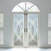 Interior Prehung Door or Interior Slab Door - Demi Circle - Douglas Fir...
