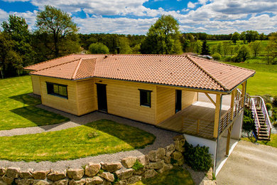 CONSTRUCTION D'UNE MAISON A OSSATURE BOIS