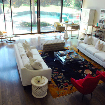 Open Spaces Entry, Dining, and Living Room