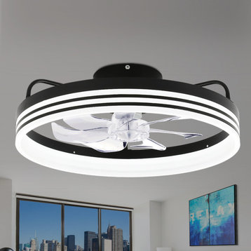 Oaks Aura Bladeless Smart App Control 6-Speed 3-Color Ceiling Fan