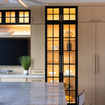 Rift Cut White Oak and Black Golf Village