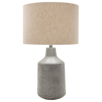 Foreman Table Lamp, Taupe