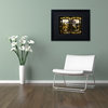 Philippe Hugonnard 'Garden View' Art, Black Frame, Black Matte, 20"x16"