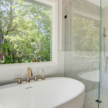 Classic & Clean Primary Bath Remodel Overland Park, KS
