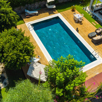 Verde Guatemala Porcelain Tiles - Bodrum,Mugla Villa