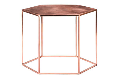 Copper Hexagonal Table