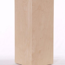 Natural Maple Museum Pedestals - Furniture