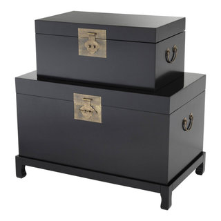 Beaufort Steamer Storage Trunk Rustic Coffee Table Chest