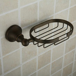 Antique Brass Wall-mounted Soap Basket TAB1001 - Bathroom Accessories