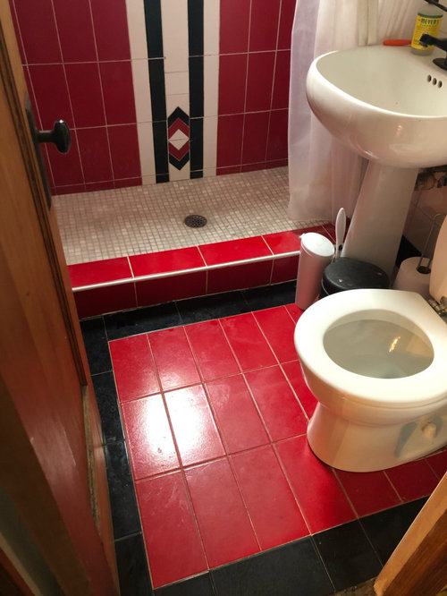 updating an 80s bathroom