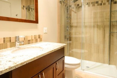 Bathroom - transitional bathroom idea in Calgary