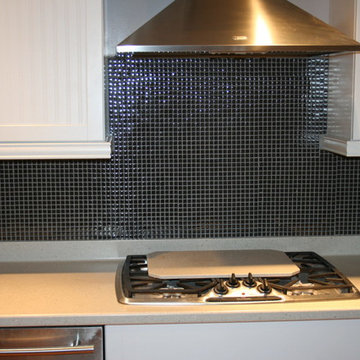 Smoked Glass Backsplash