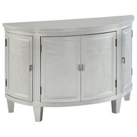 Silver Tropics 4-Door Demilune Credenza