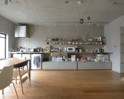 東京23区のコンテンポラリーなキッチンの写真