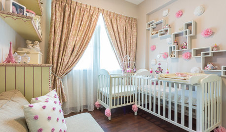 Room Tour: A Pretty-in-Pink Nursery for Twin Girls
