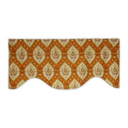 Priority Home and Design - Mill Creek Katandra Tribal Ikat Medallion Valance - Valances