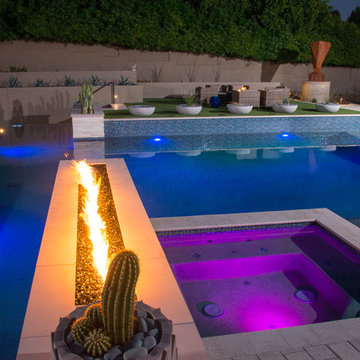 Contemporary Desert Fairways | Pool and Spa