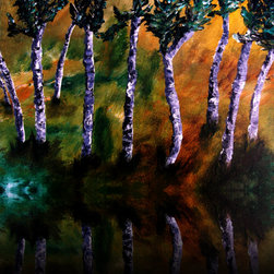 Birch Forest Reflections - Artwork