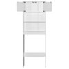 Better Home Products Ace Over-The-Toilet Storage Rack In White