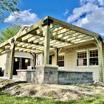 Treated Lumber Pergola