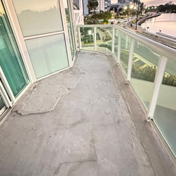 3411 Balcony tile & turf renovation