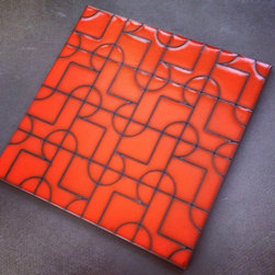 KISMET CERAMIC TILE: LOLA, Tomato glaze - Tile