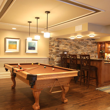 Beautiful basement for family gatherings