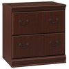 Bush Birmingham Executive 2-Drawer Lateral Wood File Cabinet in Harvest Cherry
