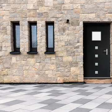 Porte d'entrée de pavillon