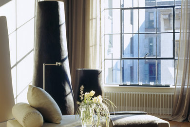 Living room - contemporary living room idea in New York