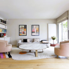 Avant/Après : Un séjour lumineux adopte une ambiance boudoir