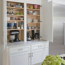 Cabinet storage ideas for blender etc