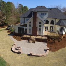 Raleigh North Carolina 3 Season Room, Outdoor Patio, Gas Fire Pit