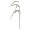 27" White Sequins Weeping Artificial Pick