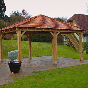 Oak gazebo