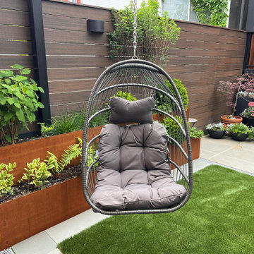 Greenpoint, Brooklyn backyard