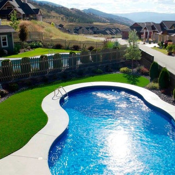 Artificial Grass Pool Installations