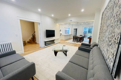 Inspiration for a living room remodel in Other