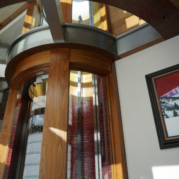 Round Glass Elevator