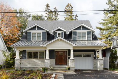 Example of a classic exterior home design in Ottawa