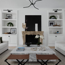 Mood board for interior design living rooms