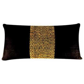 Nairobi Tribal Lumbar Pillow,  12" x 24", Cover Only